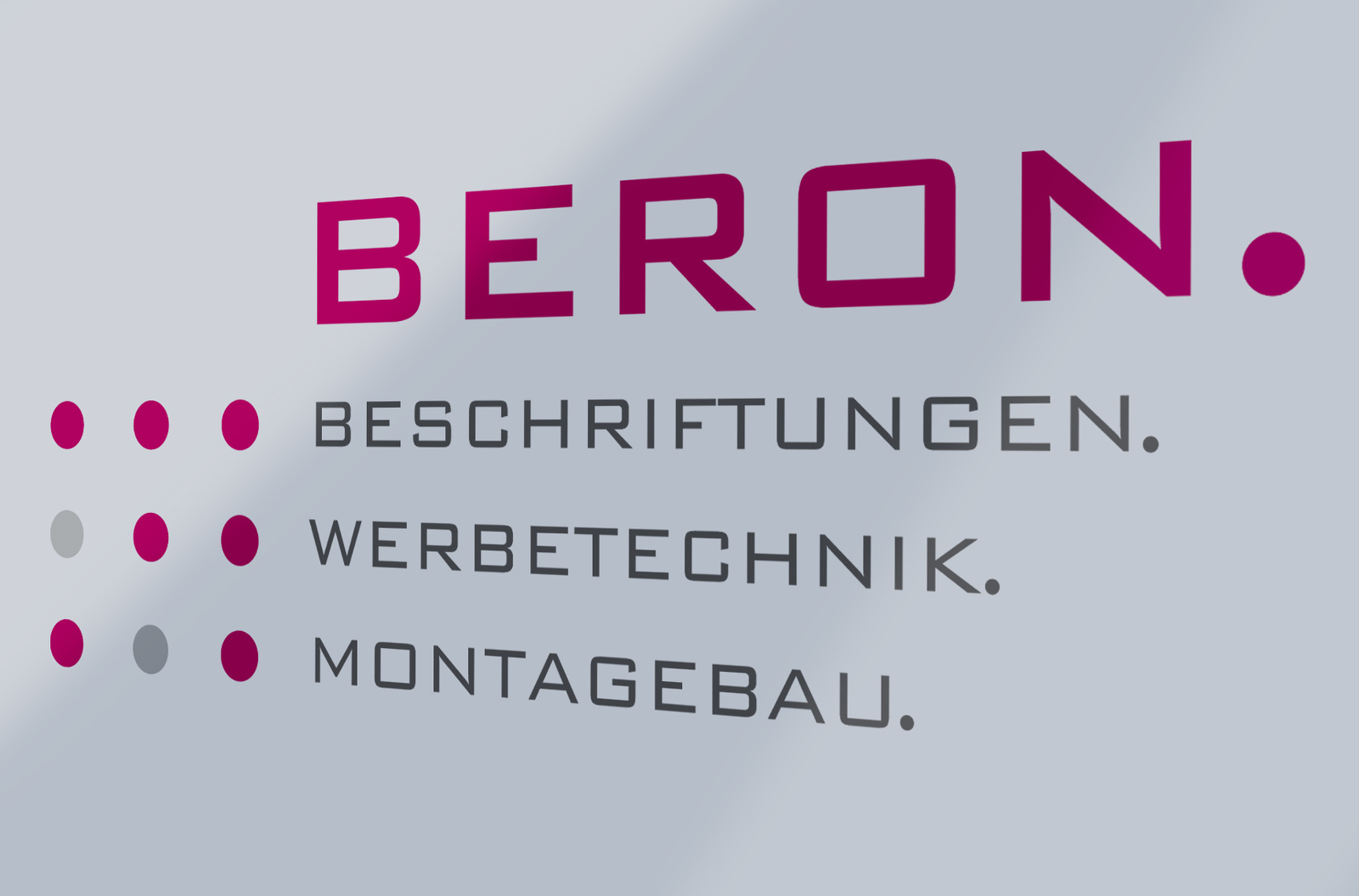 Logo Beron Beschriftungen 