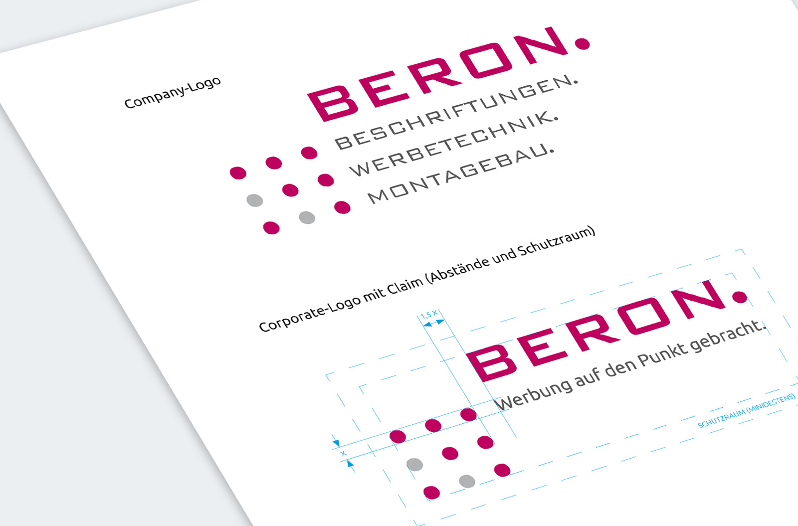 Logo Beron Beschriftungen 